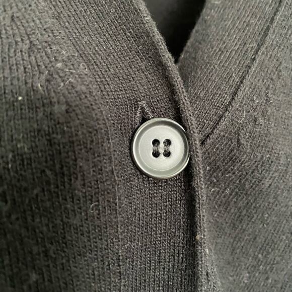J.Crew Mercantile V-neck‎ Cardigan Sweater Black Wool Blend XS - Picture 6 of 6